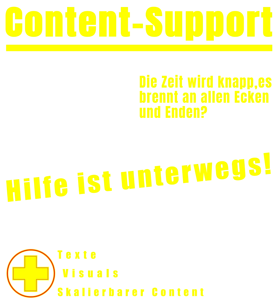 Support für Digitalagenturen - Content-Services, Texte und Visuals