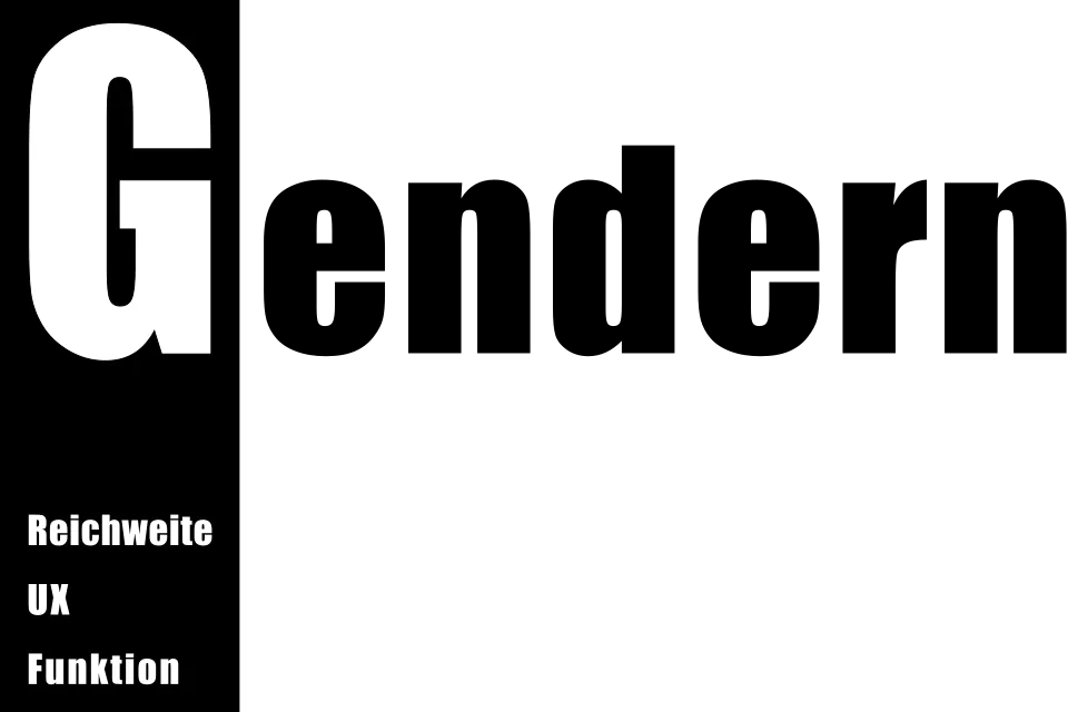 hero-gender gender-dreiklang: reichweite, ux, funktion