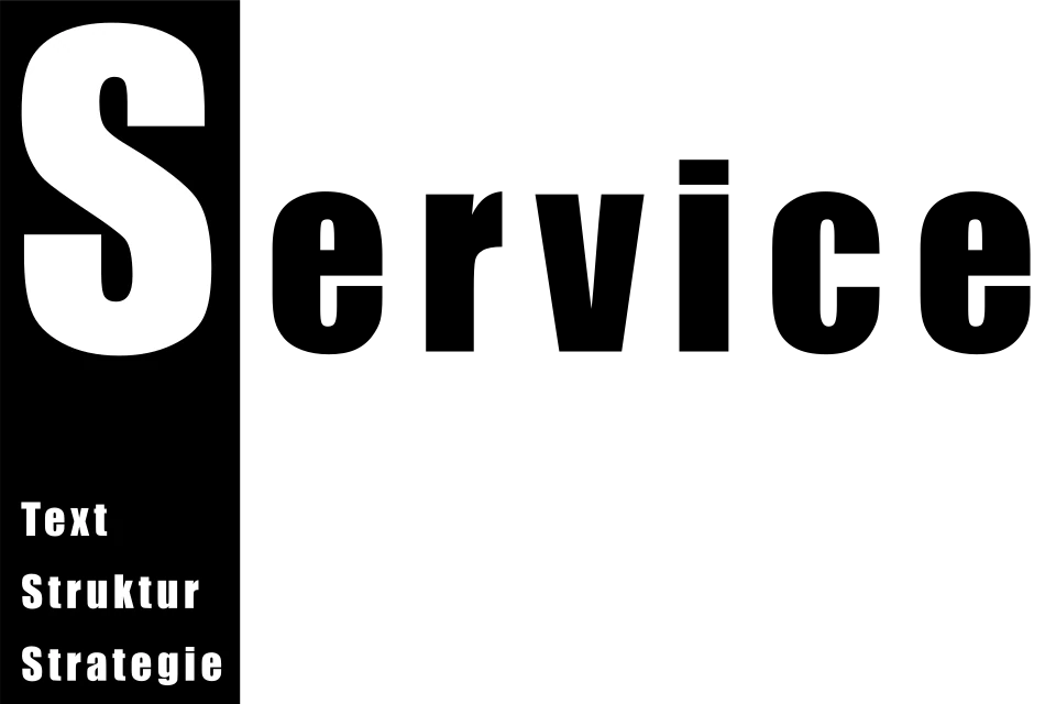 hero-service dreiklang service: text, struktur, strategie