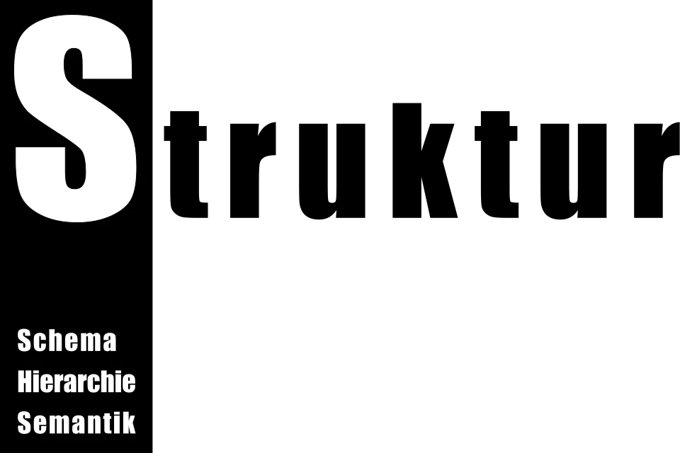 dreiklang strukturierter content: schema, hierarchie, semantik